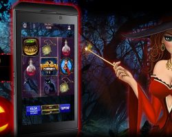 Mobile Slots game Promo banner - Halloween Fortune